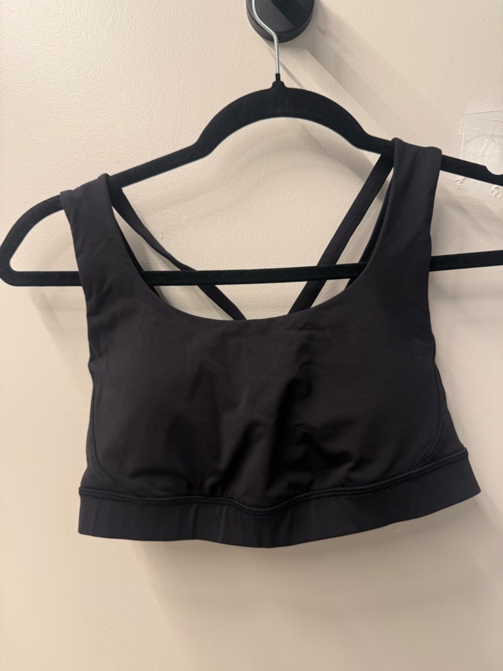 lululemon athletica Black Strappy Back Sports Bra